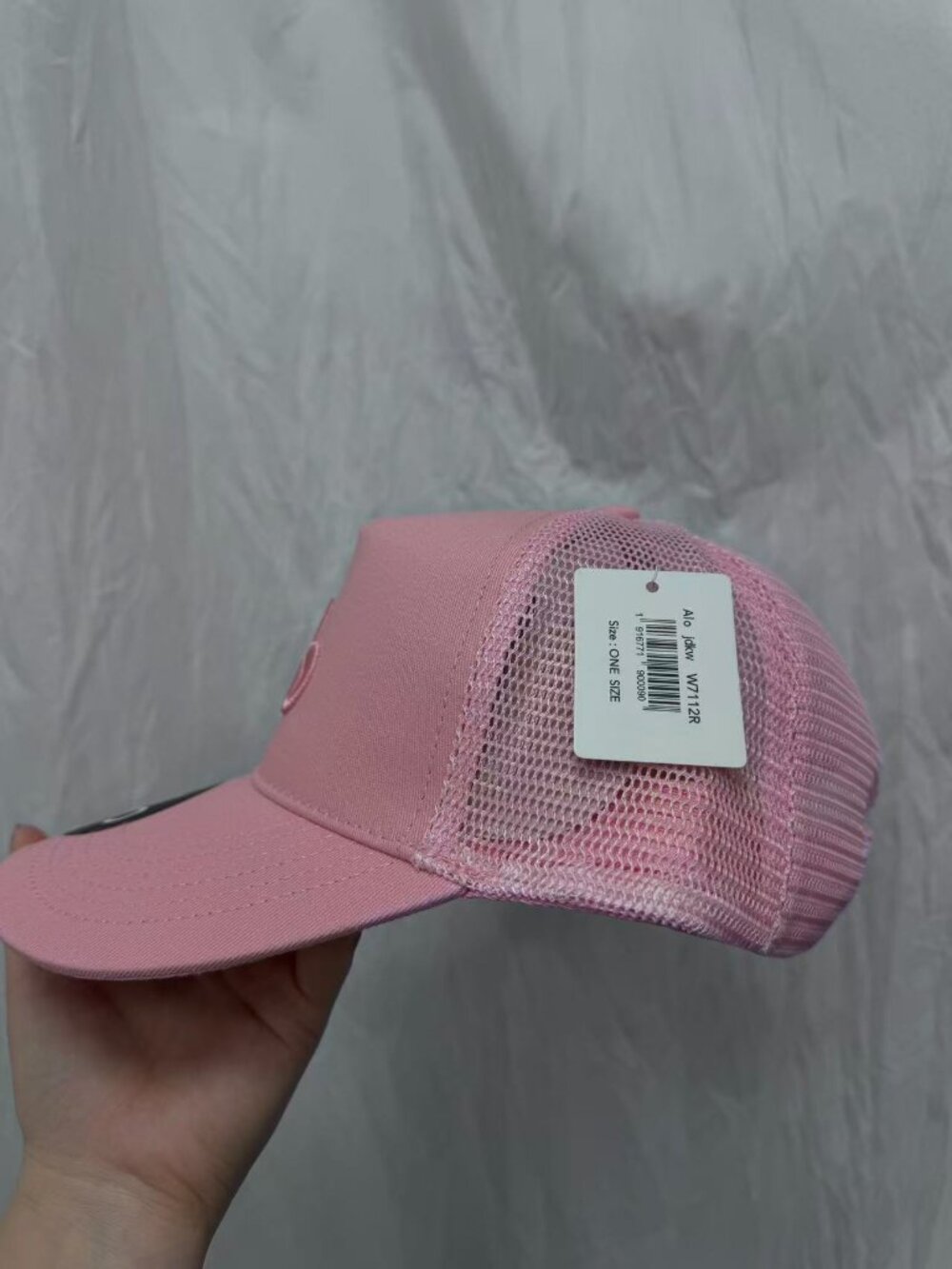 ALO Yoga District Trucker Hat Pink 💟 Pilates Princess Athleisure Cap - NWT - Picture 3 of 5
